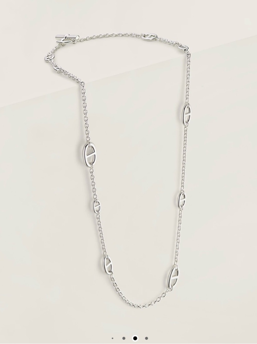Hermes Farandole long necklace 80